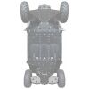 XRW REAR A-ARM GUARDS ALU - CAN-AM MAVERICK SPORT
