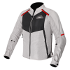 LS2 BREEZE MAN JACKET GREY BLACK RED