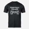 Finntrail T-shirt ATV skull Black