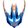 LS2 MX470 PEAK NIMBLE BLACK BLUE ORANGE
