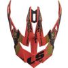 LS2 MX470 PEAK CLAW MATT BLACK RED