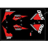 KOMPLETNÍ POLEPY - LINHAI LOGO (BLACK PLASTIC) 500