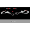 KOMPLETNÍ POLEPY - LINHAI LOGO (BLACK PLASTIC) M760Li