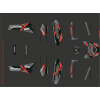 KOMPLETNÍ POLEPY - LINHAI LOGO (BLACK OR GREY PLASTIC) 500 PROMAX