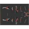 KOMPLETNÍ POLEPY - LINHAI LOGO (BLACK OR GREY PLASTIC) 300