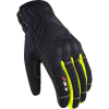 LS2 JET 2 MAN GLOVES BLACK H-V YELLOW