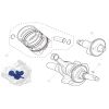 CRANKSHAFT BALANCESHAFT AND PISTON GROUP