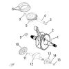 CRANKSHAFT COMP（NEW MODEL）
MATCH WITH LEFT SIDE COVER（NEW MODEL）,LEFT CRANKCASE COVER（NEW MODEL）