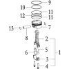 PISTON AND CONNECTING ROD.