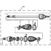 REAR LEFT DRIVE AXLE