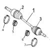 REAR LEFT DRIVE AXLE(XL)