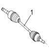 REAR RIGHT DRIVE AXLE