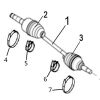 REAR RIGHT DRIVE AXLE（XL）