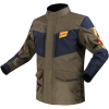 LS2 METROPOLIS EVO MAN JACKET KHAKI BLUE ORANGE