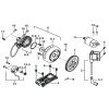 MOTOR STARTING、FLYWHEEL MAGNETO、ECU