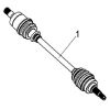 REAR LEFT DRIVE AXLE (XL)