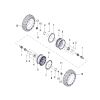 WHEEL FRONT (RIM WITH LOCK RING, TIRE 26X9-14)