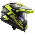 LS2 MX701 EXPLORER ALTER MATT BLACK H-V YELLOW M
