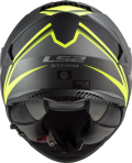 LS2 FF800 STORM II NERVE M.BLACK H-V YELLOW-06 XXL