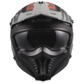 LS2 OF606 DRIFTER GAS GREY RED-06 XXL