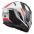 LS2 FF818 STORM III SPORTY WHITE BLUE RED 3XL
