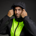 LS2 X-RAIN JACKET BLACK H-V YELLOW XXL (XL-2XL)