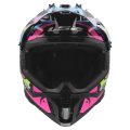 LS2 MX708 FAST II GROTESK BLUE PINK GREEN-06 XL
