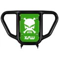 XRW FRONT BUMPER XR9 BLACK PHD GREEN - YAMAHA YFZ 450R