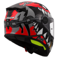 LS2 FF812 KID PUNK GREY RED L