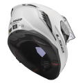 LS2 FF818 STORM III SOLID GLOSS WHITE XS