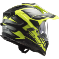 LS2 MX701 EXPLORER ALTER MATT BLACK H-V YELLOW M