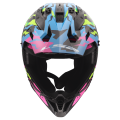 LS2 MX708 FAST II GROTESK BLUE PINK GREEN-06 XL