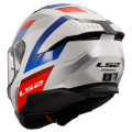 LS2 FF808 STREAM II VINTAGE WHITE BLUE RED-06 XL