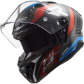 LS2 FF805 THUNDER C SUPRA RED BLUE XL