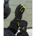 LS2 JET 2 MAN GLOVES BLACK H-V YELLOW XL