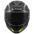 LS2 FF818 STORM III DYNAMO BLACK H-V YELLOW XS