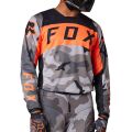 FOX 180 Bnkr Jersey  - XS, Grey Camo MX23