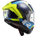 LS2 FF805 THUNDER C RACING1 GL.BLUE H-V YELLOW XXL
