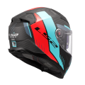 LS2 FF811 VECTOR II C GRID RED CYAN-06 XS