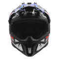 LS2 MX708 FAST II GROTESK WHITE BLUE RED-06 L