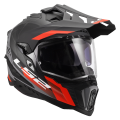 LS2 MX701 EXPLORER HEXA BLACK RED GREY-06 XL