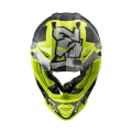 LS2 MX437 FAST EVO MINI II CRUSHER BLACK YELLOW-06 M