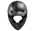 LS2 MX471 XTRA SINGLE MONO MATT CARBON