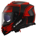 LS2 FF800 STORM II TRACKER BLACK RED-06 XL