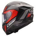 LS2 FF817 CHALLENGER II VIPER GREY RED M