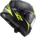 LS2 FF800 STORM II NERVE M.BLACK H-V YELLOW-06 XXL