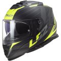 LS2 FF800 STORM NERVE MATT BLACK H-V YELLOW XXL
