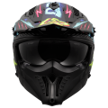 LS2 OF606 DRIFTER RAYZ BLACK BLUE-06 XXL