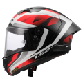 LS2 FF805 THUNDER GP AERO RAUTE WHITE RED-06 S