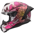 LS2 FF820 RAPID III POPPIES II WHITE PINK L